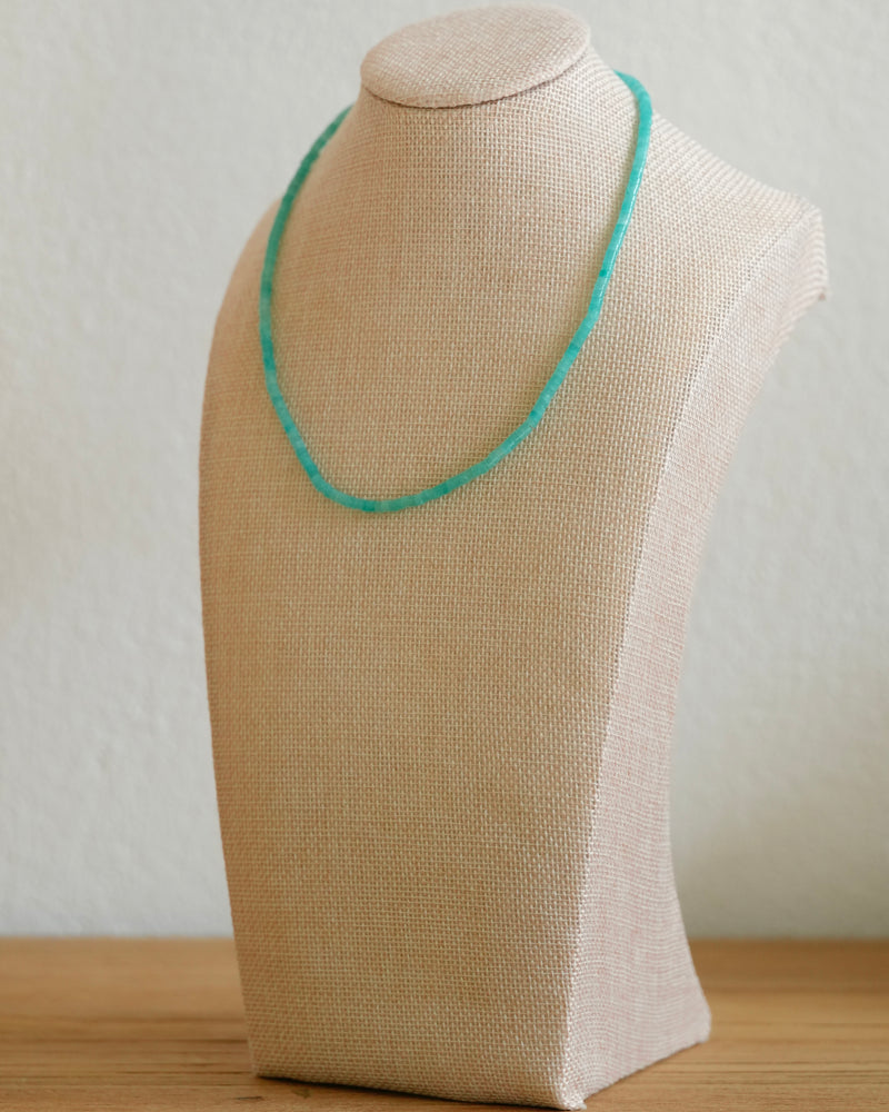 Amazonite Heishi Necklace